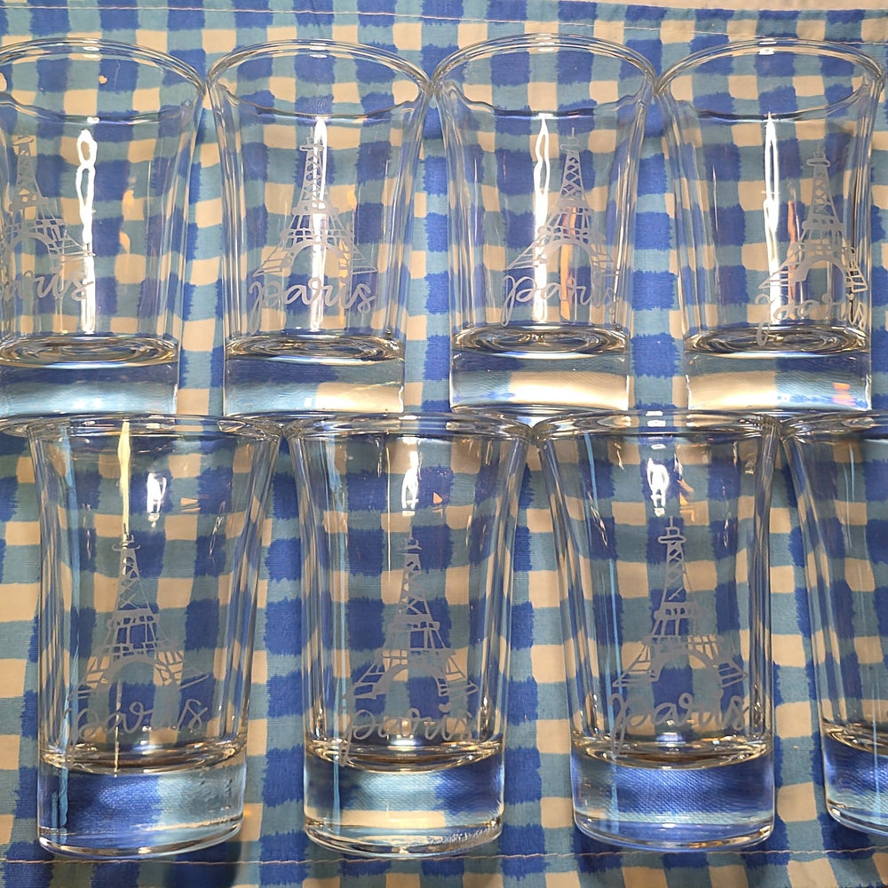 Customized Etched Shot Glass-NEW